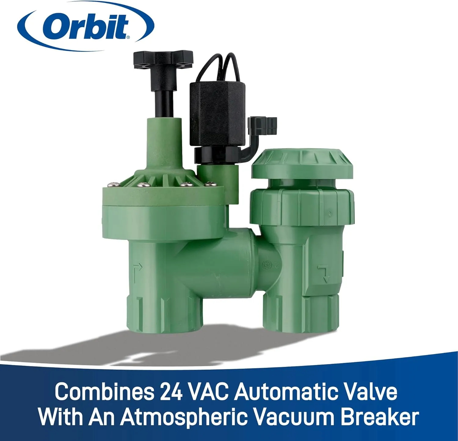 1-Pack Orbit 57623 3/4" FPT 100 Series Anti-Siphon Automatic Sprinkler Valve with Flow Control
