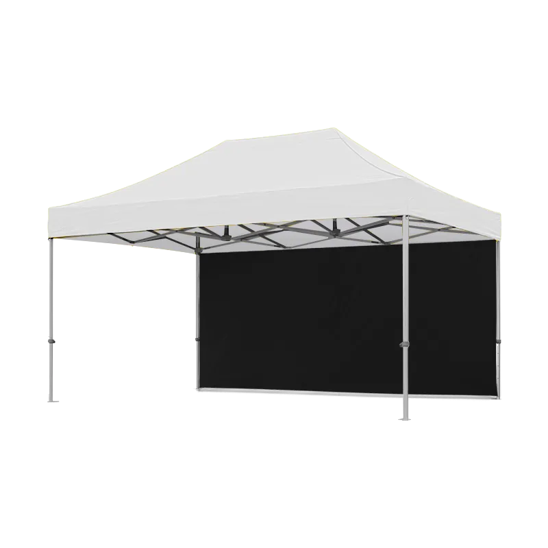 10' x 15' Black Color Canopy Pop Up Walls