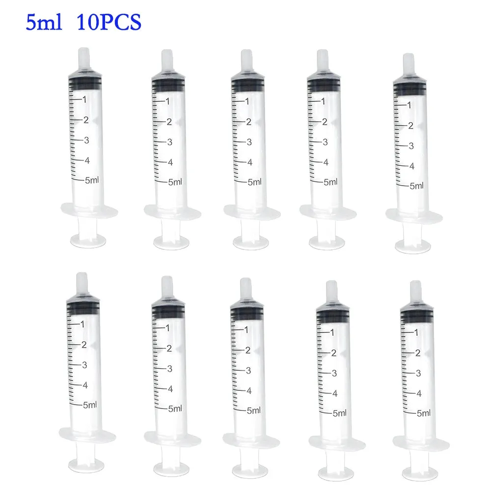 10pcs Plastic Syringe Set (1ml-10ml)