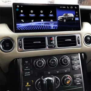 12.3 Inch Android 13 Car Stereo Radio for Land Rover Range Rover Vogue V8 L322 2002-2004 GPS Navigation Multimedia Video Player Wireless CarPlay 4 * 4 Terrain Head Unit