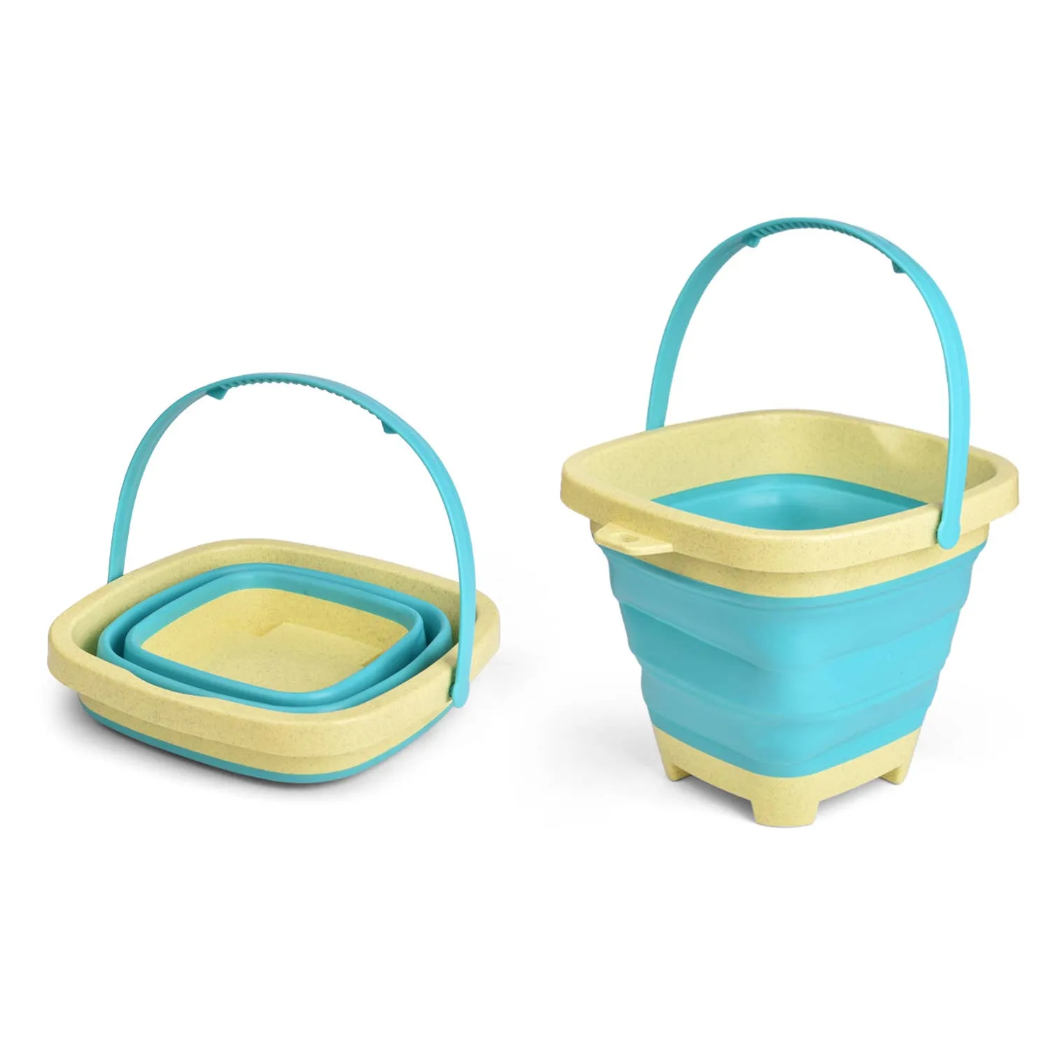 12Pcs Beach Sand Toys Set, Foldable Beach Bucket