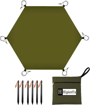 13.5x13.5 ft Tent Footprint Waterproof Camping Tarp Ultralight Mat Under Tent Moisture-Proof Ground Sheet Mat