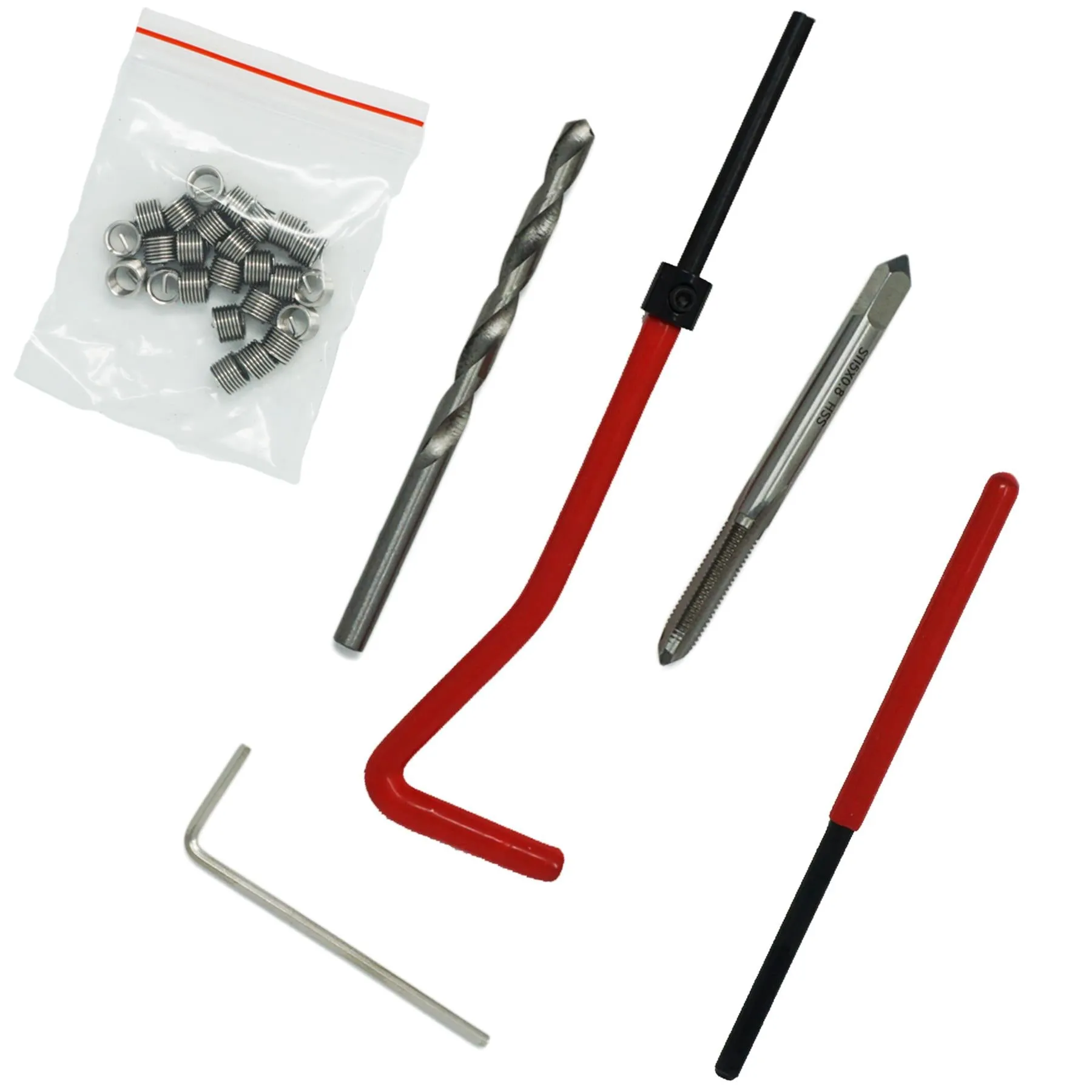 15PCs Helicoil Thread Repair Kit Tap Bike Cutter M14 x 1.25 x 12.4mm Garage