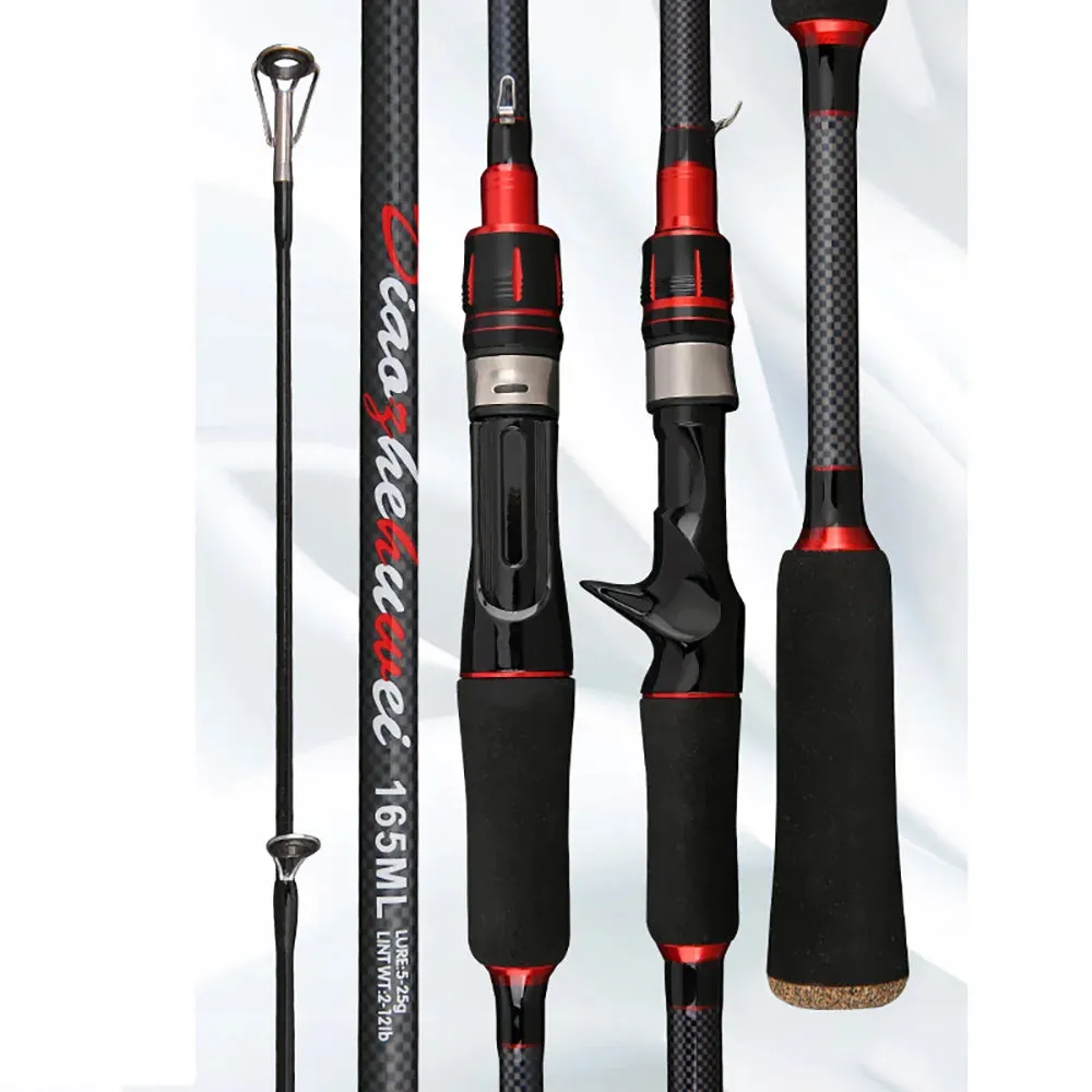 1.65m 1.8m Spin Fishing Rod Casting Fishing Pole Bait Fast Lure great Price