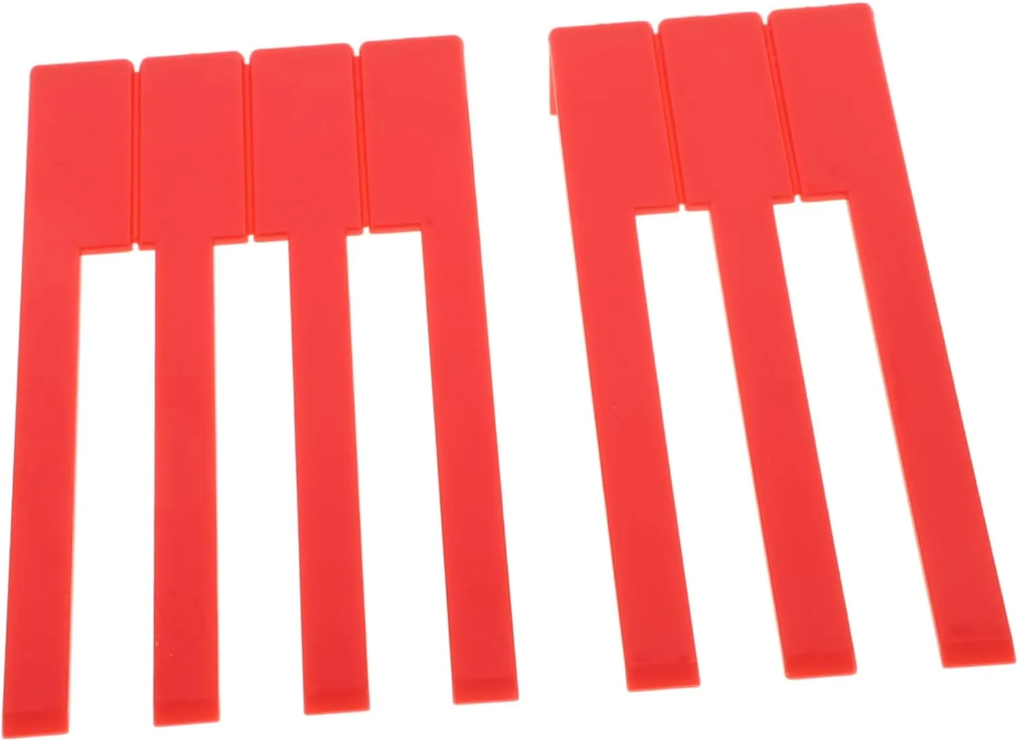 1set Plastic Piano Keytops Replacement Smooth Finish Piano Key for Comprehensive Easy to Clean and Maintain