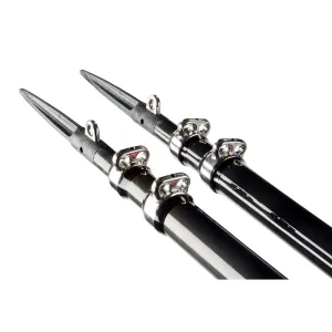 2-Section - Smith Black [56561] Ergonomic Pole Center Rigger - 12 - C.E. Gen3 Seasonal sale