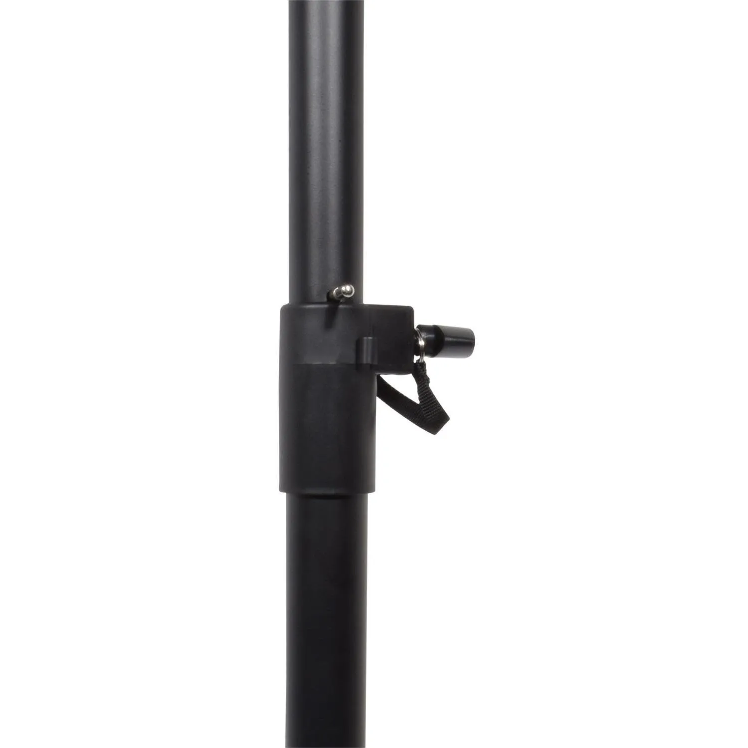 2 x QTX Speaker Stand Black with Square Base with Carry Bags