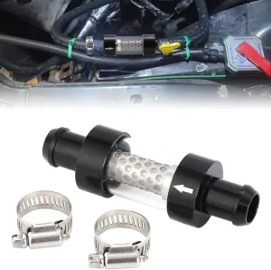 3/4" Universal Filter Inline Heater Core Coolant Filter and Inspection System Stainless Steel Filter Mesh Matching Fixture
