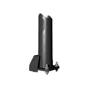 35' Tall, Round Tapered Fiberglass, Anchor Base Light Pole