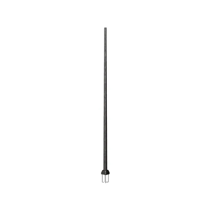 35' Tall, Round Tapered Fiberglass, Anchor Base Light Pole