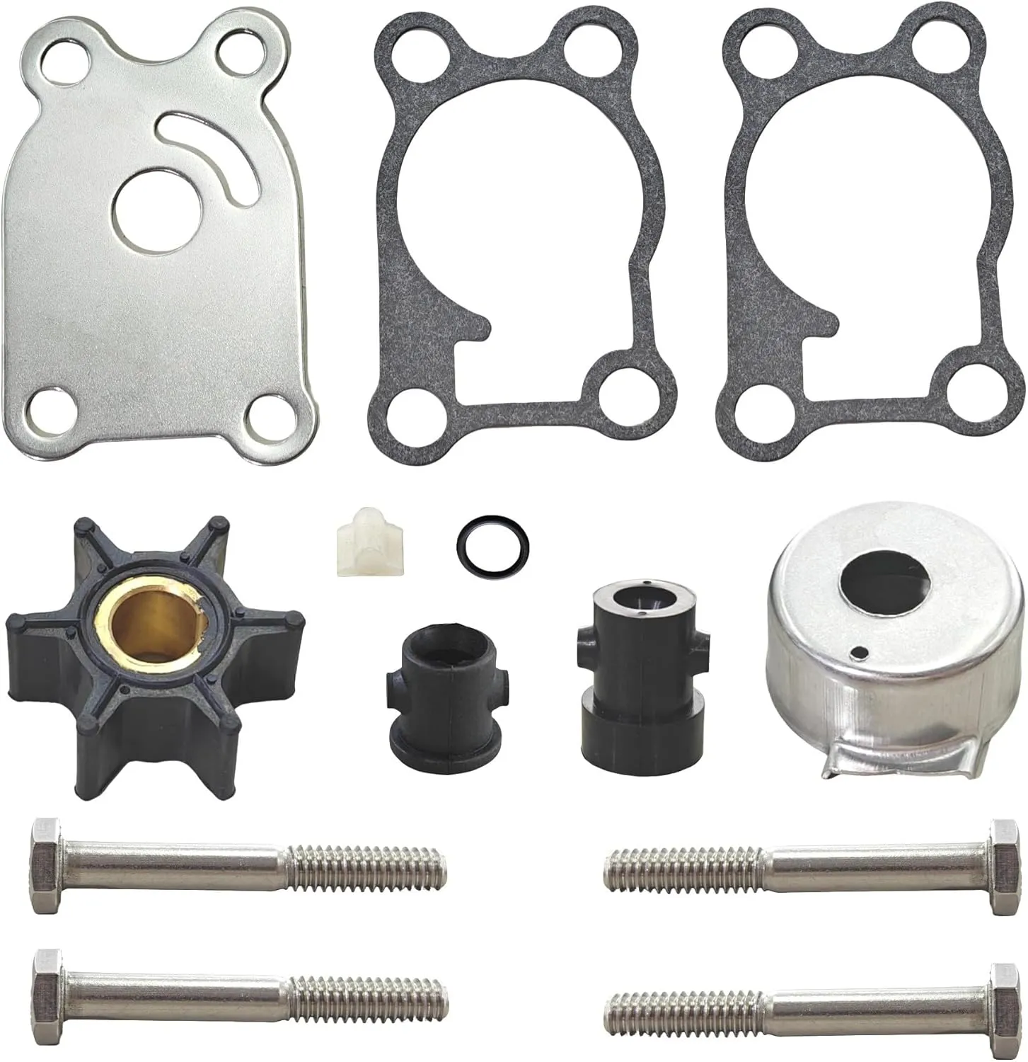 389844 Water Pump Impeller Kit Without Housing for Johnson Evinrude 4 5 6 8 HP Outboard Engines 396644 18-4529