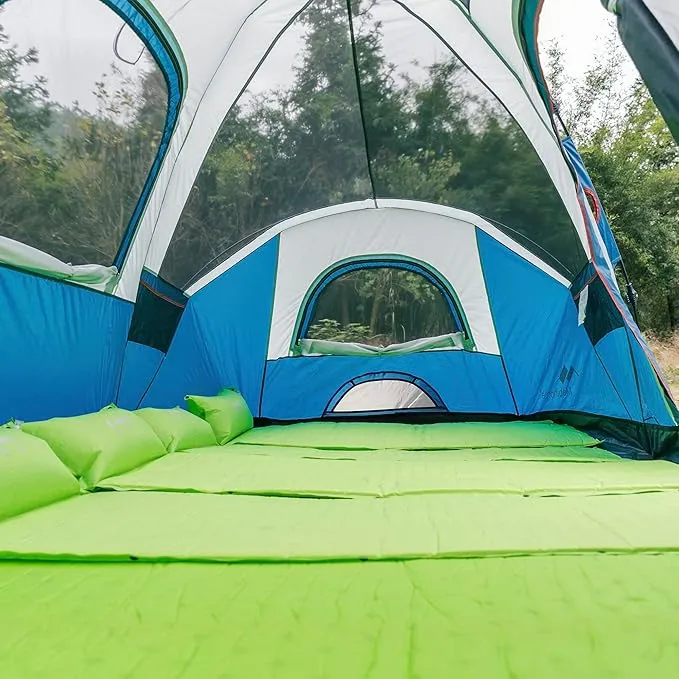 4-6 Person Tent/Instant for Camping Waterproof Family 60 Seconds/Easy Setup Cabin Tent with Top Rainfly, Double Layer, Large Mesh Windows & Mesh Roof,Dome Camping Tent-13.5' x 7'