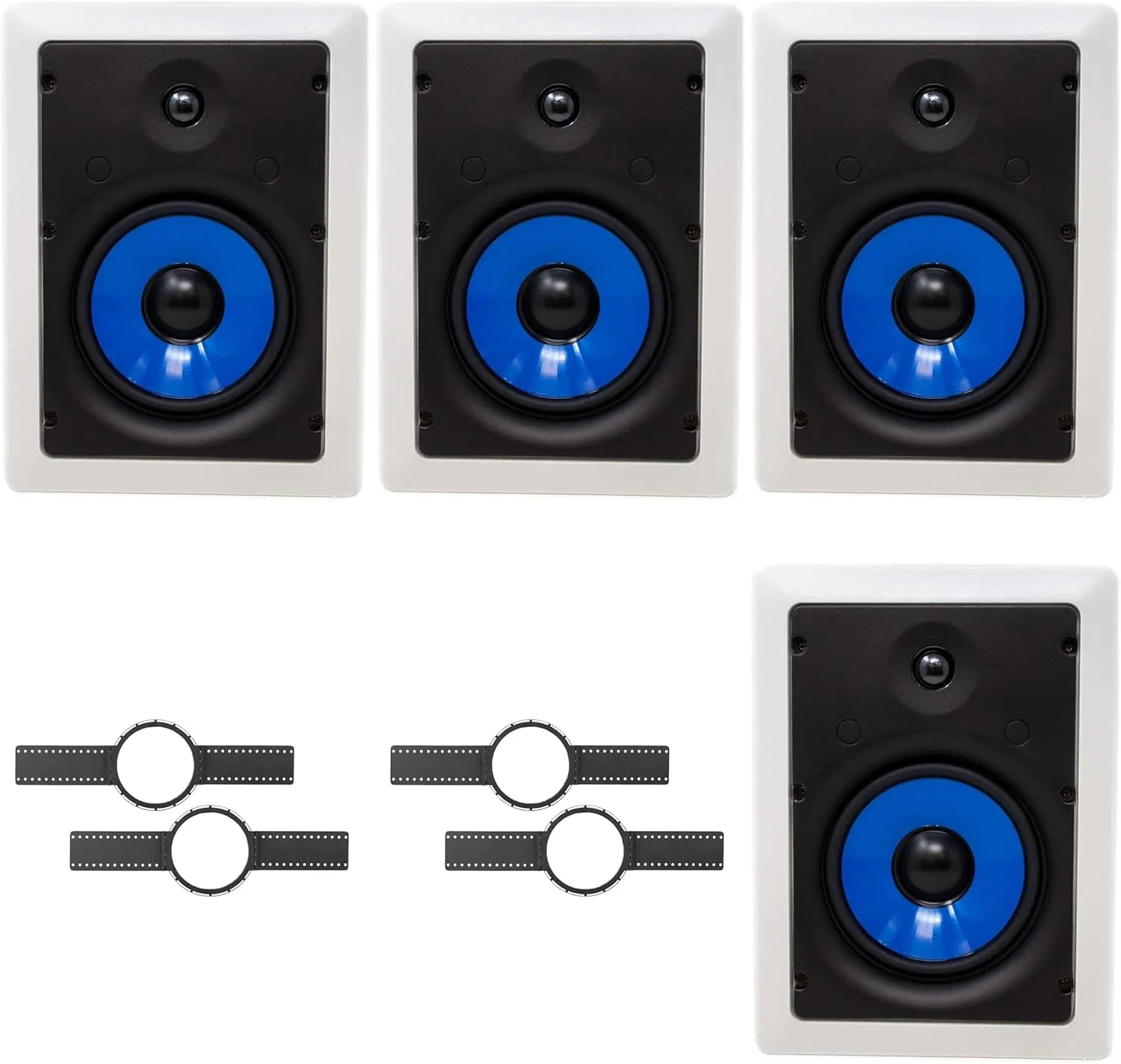 4-Legrand HT5651 5000 Series 6.5" in-Wall Speaker (Sold Individually)   Install KIT (PRE Construction Bracket)