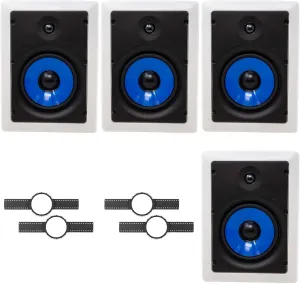 4-Legrand HT5651 5000 Series 6.5" in-Wall Speaker (Sold Individually)   Install KIT (PRE Construction Bracket)