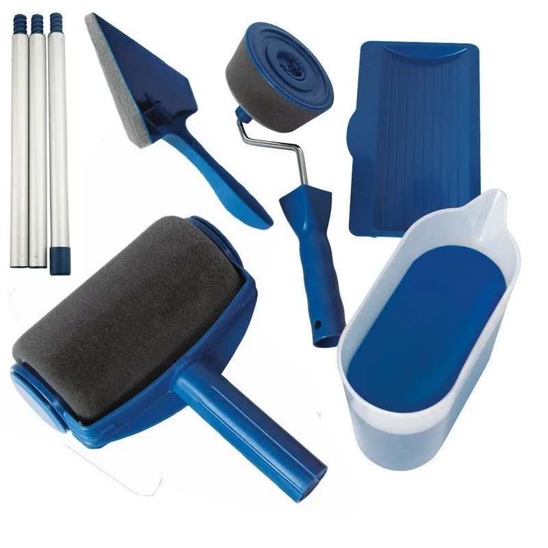 5/6 Pcs Multifunctional Paint Roller Brush Design Wall Painting Tool Set