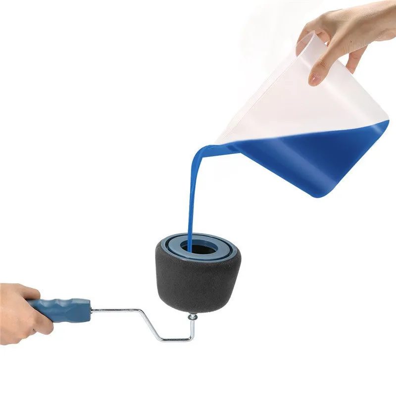 5/6 Pcs Multifunctional Paint Roller Brush Design Wall Painting Tool Set