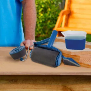 5/6 Pcs Multifunctional Paint Roller Brush Design Wall Painting Tool Set
