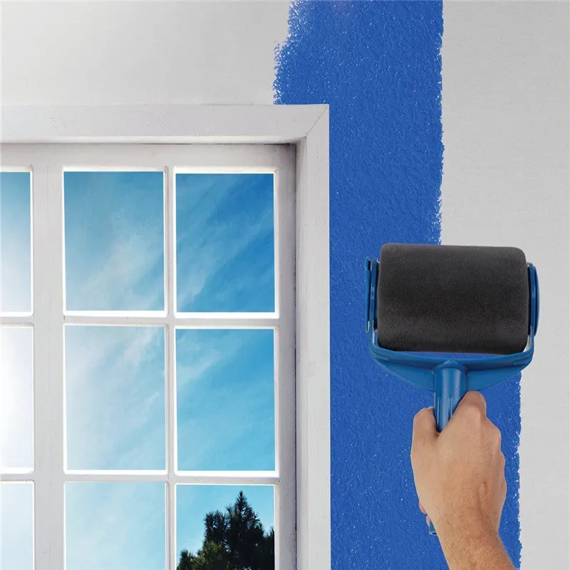 5/6 Pcs Multifunctional Paint Roller Brush Design Wall Painting Tool Set