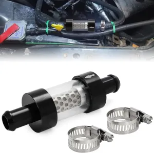 5/8" Universal Filter Inline Heater Core Coolant Filter and Inspection System Stainless Steel Filter Mesh Matching Fixture…