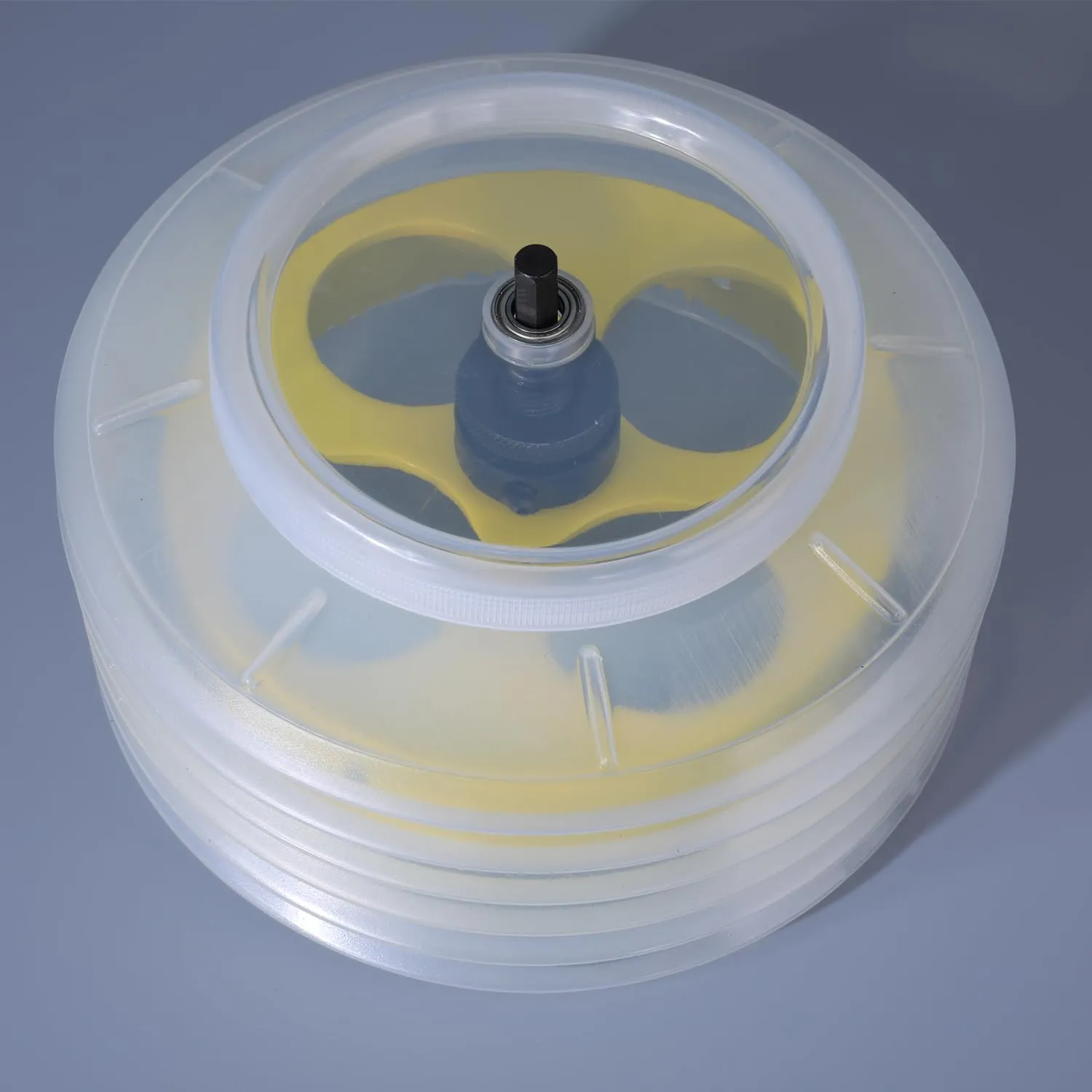 6-1/4 inch Hole Saw with Dust Bowl for Recessed Light 6 inch for Cutting Wood,Drywall,Plywood-Include Large Dust Bowl-Hole Saw Cutter for Recessed Lighting