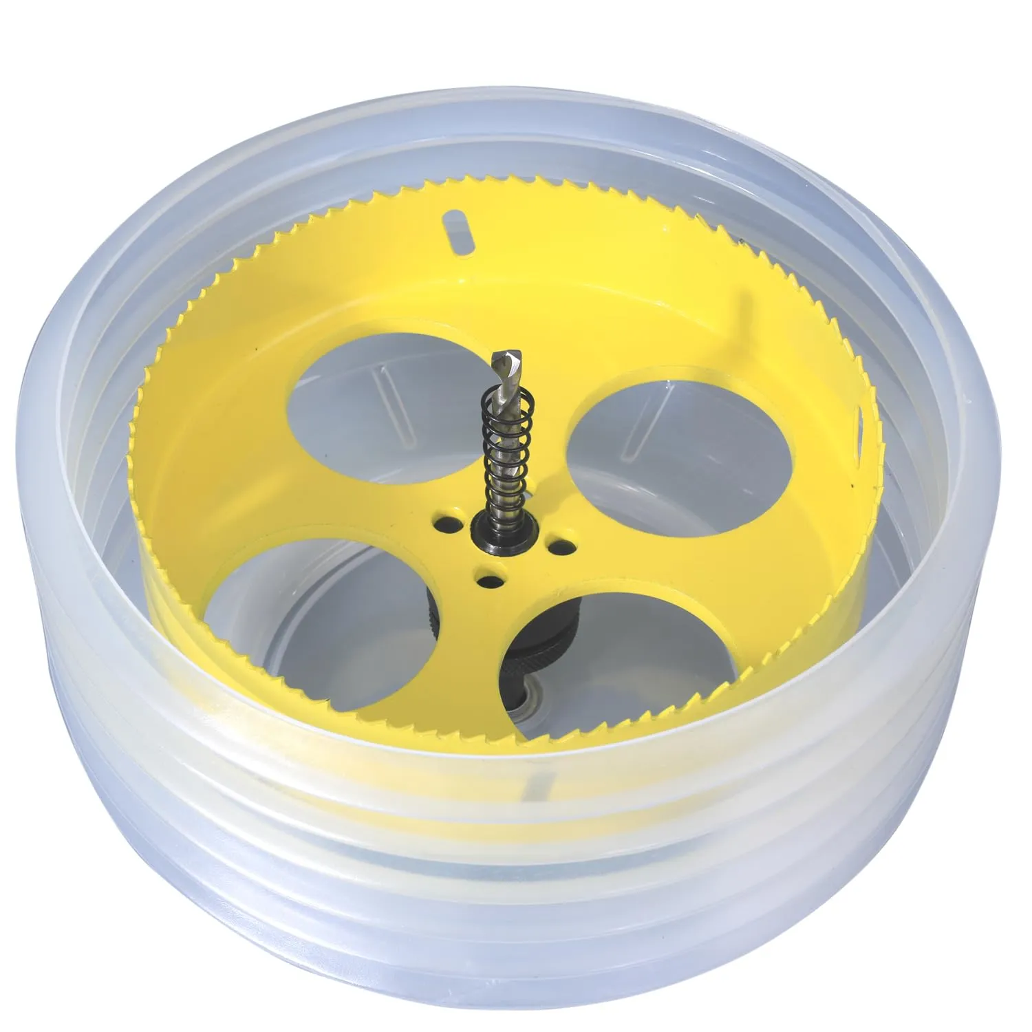 6-1/4 inch Hole Saw with Dust Bowl for Recessed Light 6 inch for Cutting Wood,Drywall,Plywood-Include Large Dust Bowl-Hole Saw Cutter for Recessed Lighting