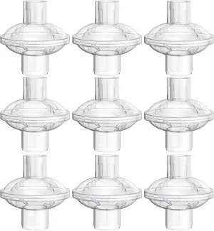 9-Pack CPAP Filter, Universal Inline CPAP Filter Compatible with BiPAP Machines ResMed,Dreamstation Standard, Any CACP Machine Size 22mm and 25mm Tube