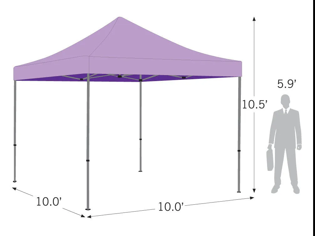 A Waterproof 10 x 10 Event Tent Kit (Full Color)
