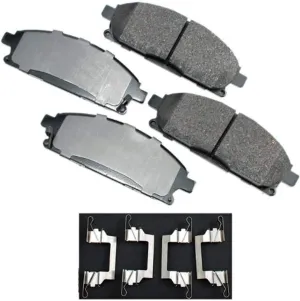 Akebono-ACT691 Ultra Premium Front Brake Pads, GREY