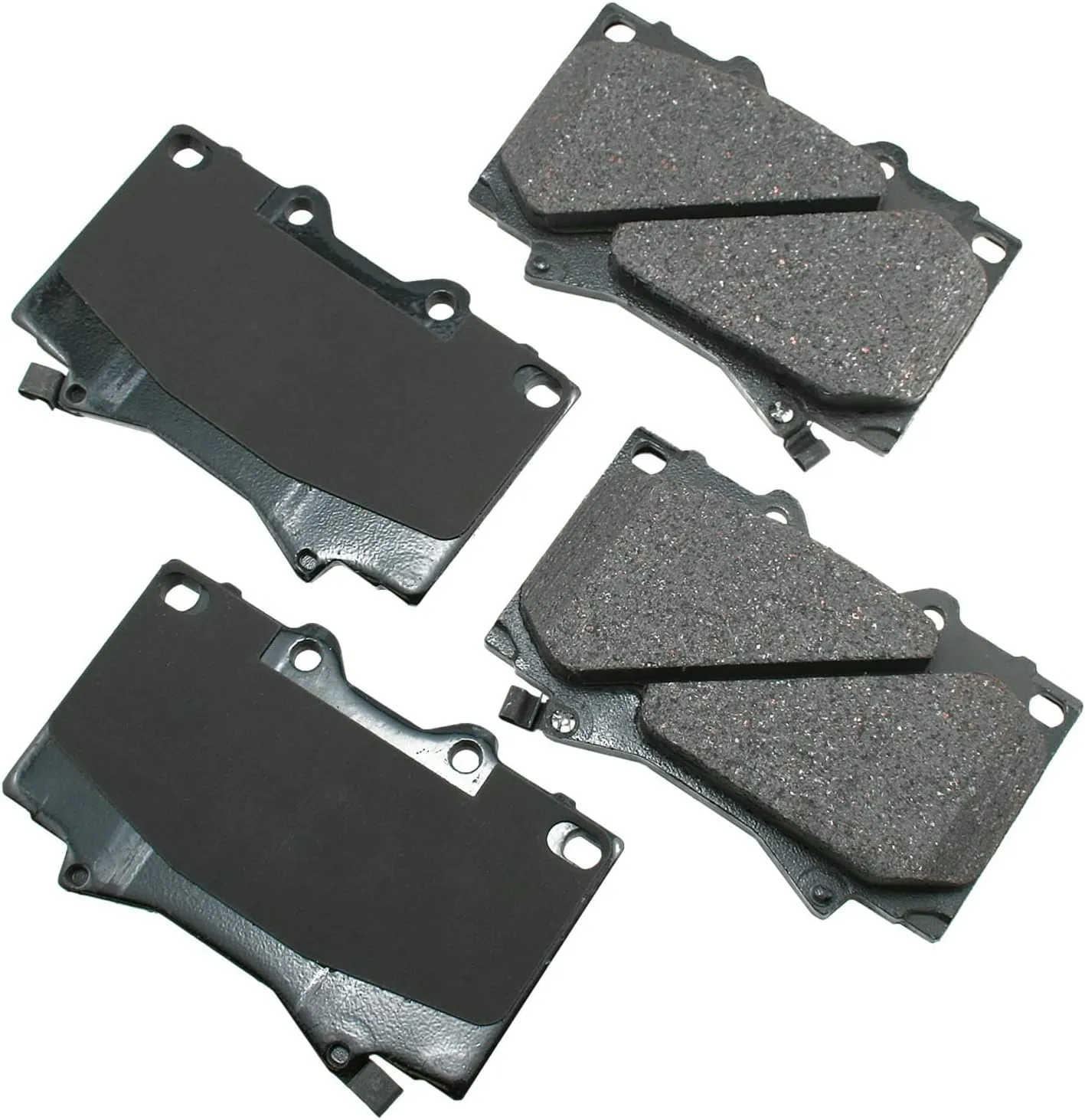 Akebono ACT772 Proact Ultra Premium Ceramic Disc Brake Pad kit , GREY