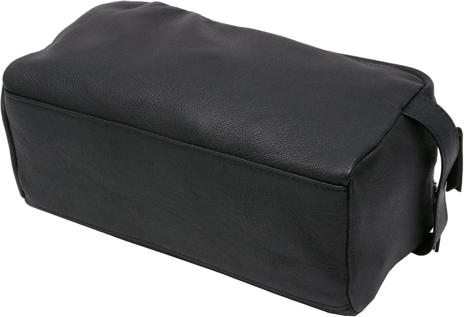 Alpine Swiss Sedona Toiletry Bag Genuine Leather Shaving Kit Dopp Kit Travel Case