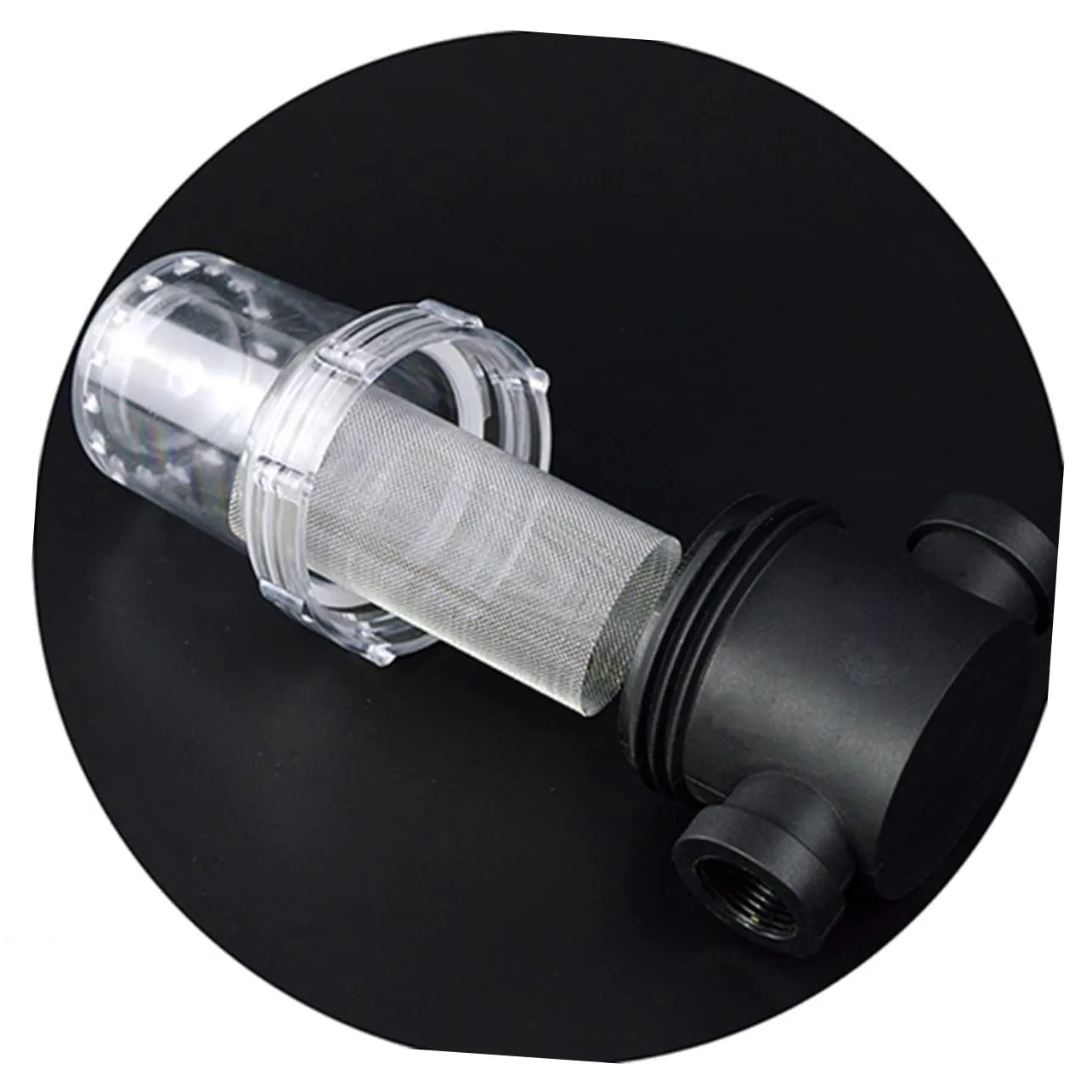Artibetter Water Purifier Pre-Filter Cup 4 Interfaces 20 Mesh Hard Water Filter Leakproof Easy to Clean PVC Material