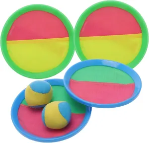 Beach Toys for Boys and Girls Sticky Target Racket Ball Catch Games Develop Hand Strength Coordination Random