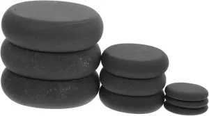 BESTYASH Basalt Hot Rocks Massage Kit Piece Volcanic Stone Set for Targeted Relaxation