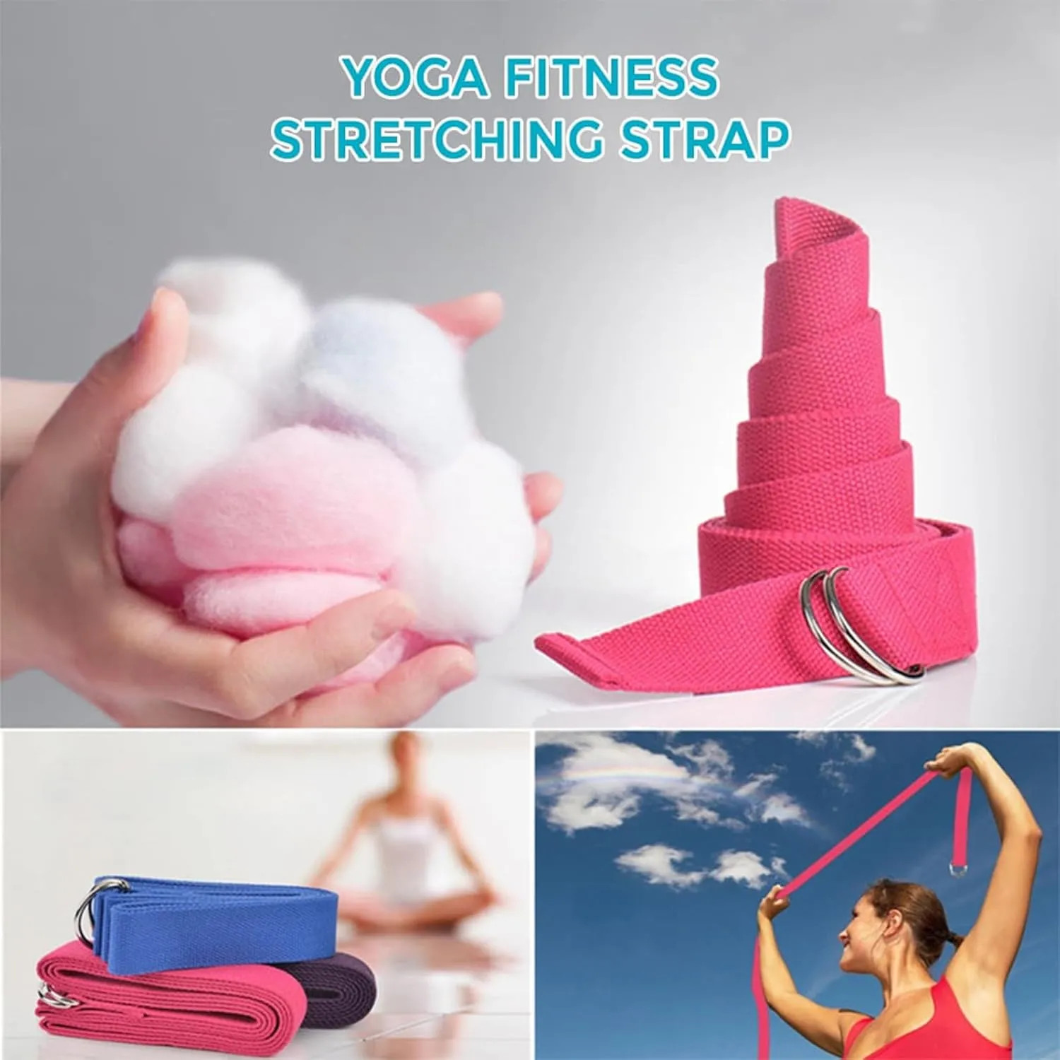 Better Me Pilates Kit, 11-Piece Better Me Pilates Kit, Booty Bands for Working Out Glutes Yoga Ball 25cm Figure 8 Resistance Band Yoga Bands for Stretching