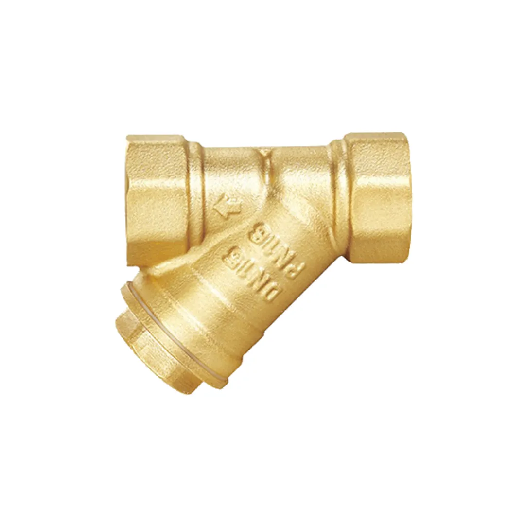 Brass Inline "Y" Strainer Filter for Pump Suction