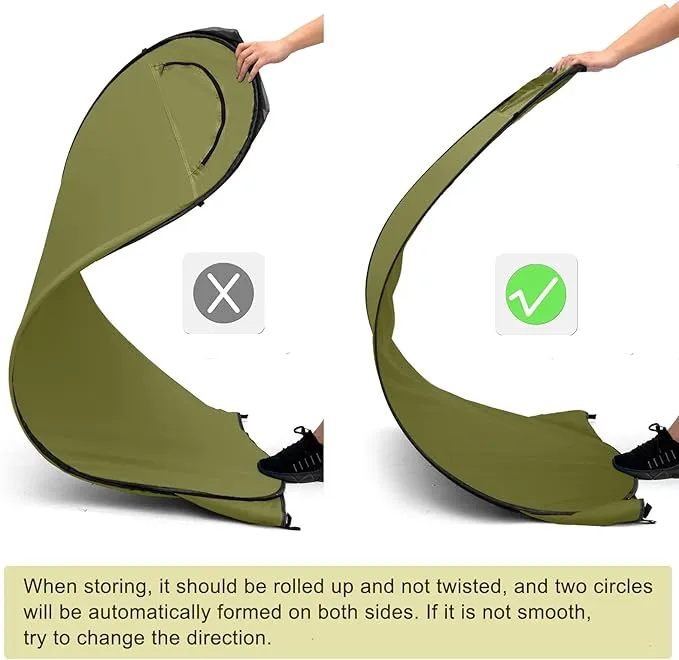 BRIAN & DANY Pop Up Shower Tent, Portable Privacy Camping Changing Tent, Camp Toilet Bathroom Pod with Rain Shelter & Windows, UPF 50  & Waterproof, 47.2" x 47.2" x 74.8"
