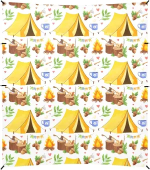 Burbuja Camping Yellow Tents Beach Canopy Windproof Beach Tent Sun Shade with 4 Sandbags & Sand Shovel, Portable Sun Shelter for Family Camping Picnic