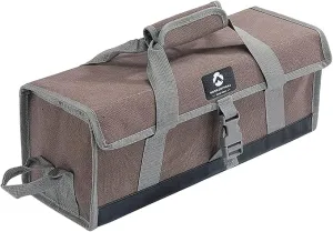 CAMPINGMOON Bottom Waterproof Outdoor Camping Tent Stakes Hammer Multi-Container Storage Box Bag (Canvas, M size(17.7-inch length, B-155C))