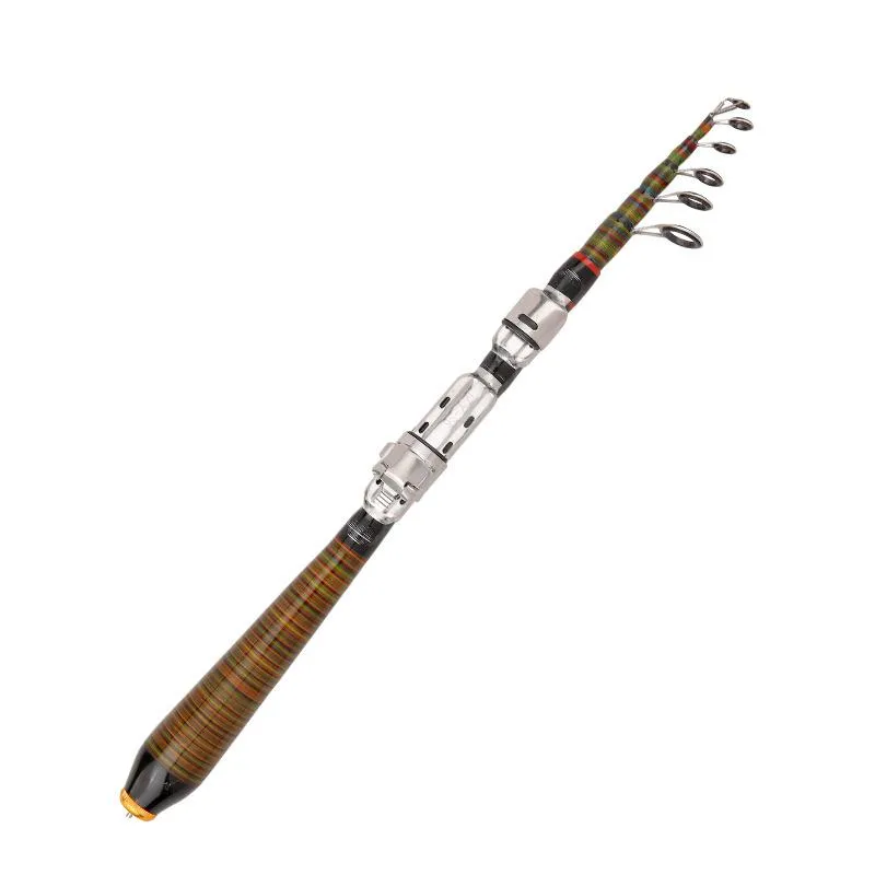 Carbon Fishing Rod Telescopic Fishing Rod Super Light Hard Fishing Rod and Fishing Reel Combo Telescopic Fishing Pole Reel Kit