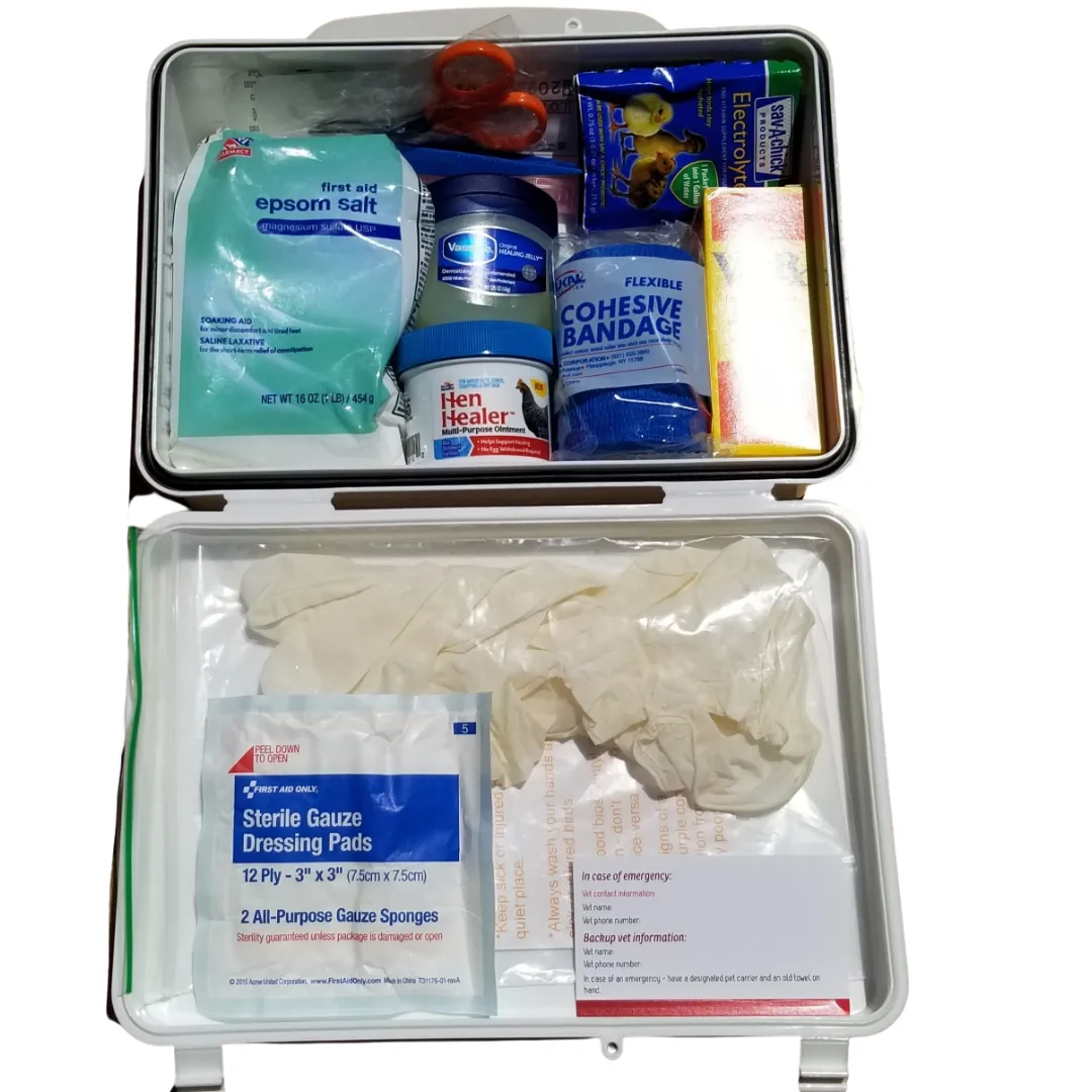 Chicken First Aid Kit from CityChick - First Aid kit for backyard chicken owners