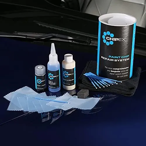 Chipex | Automotive Touch-up Paint Kit Compatible with SSANG YONG Color Code B02 - TAIFUN | Car Scratch Repair 100% Color Match | Kit Size Lite (Small)