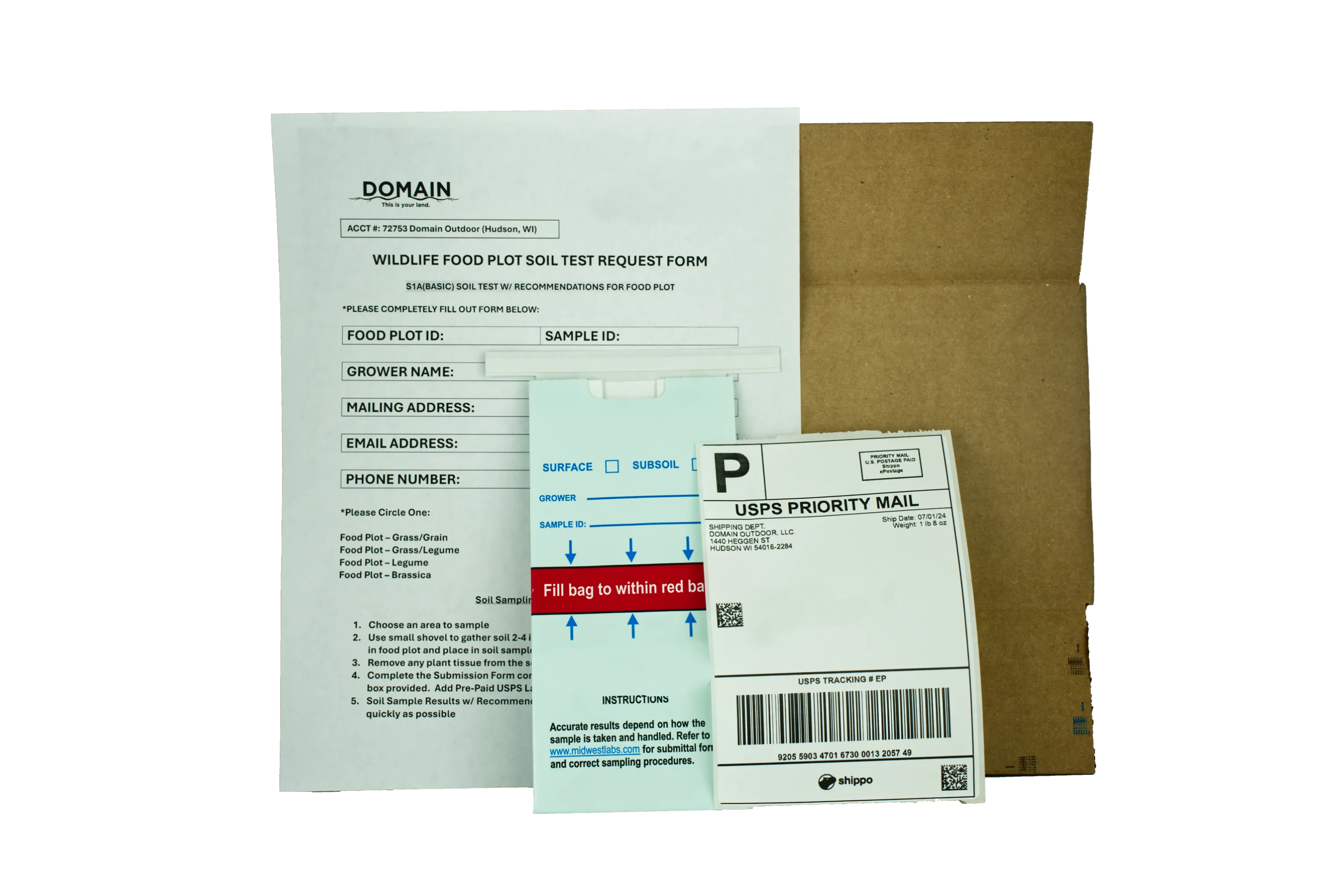Comprehensive Food Plot Soil Test Kit