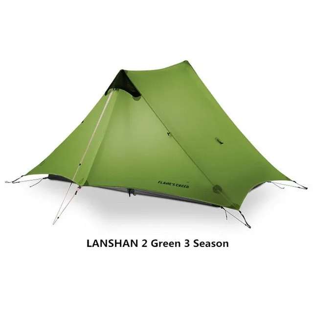Convenient 15D Silnylon 2 Large-scale promotion LanShan Rodless FLAME'S Tent CREED