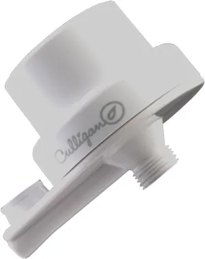 Culligan ISH-100 Inline Showerhead Filtration Attachment with Filter, 10,000 Gallon, White