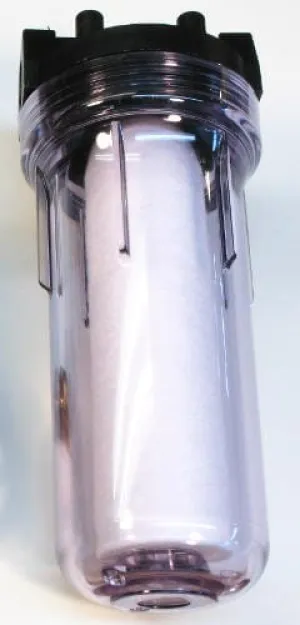 Dankoff Pump INLINE SEDIMENT FILTER HOUSING, 10IN, CLEAR, DANKOFF 11033