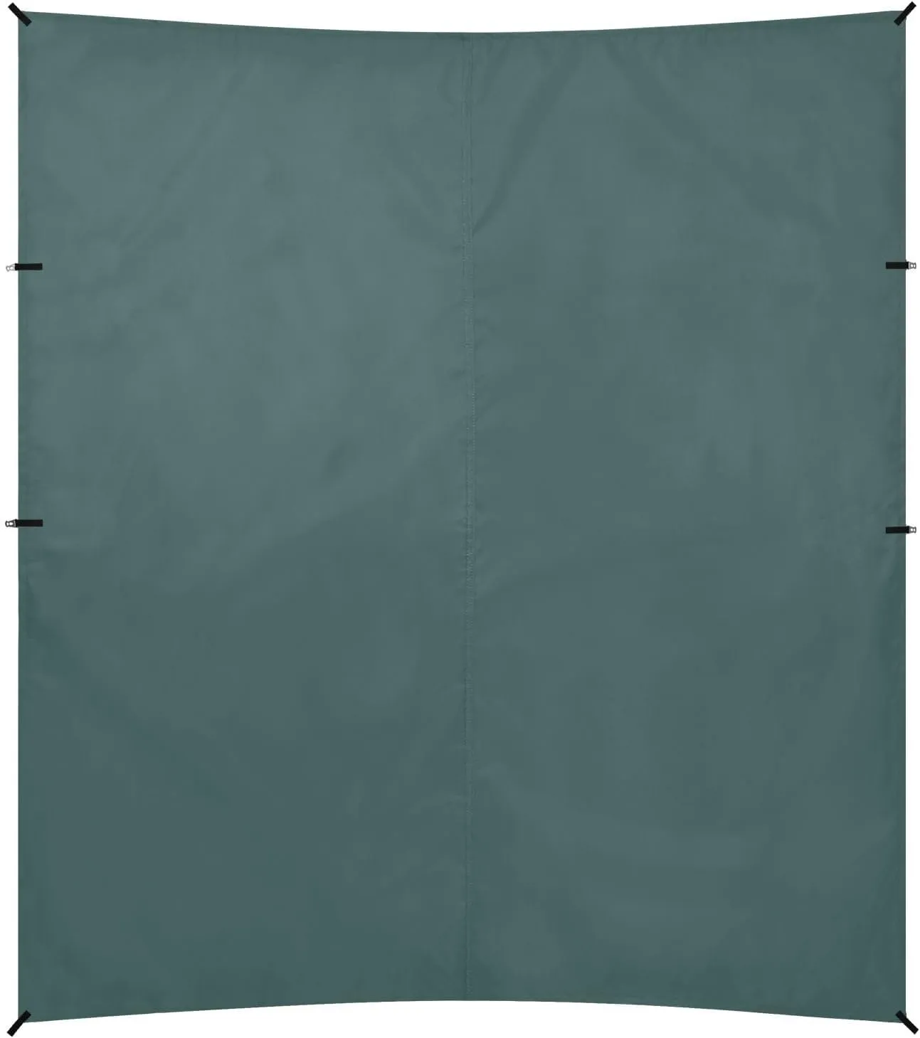 Dark Slate Gray Green Foldable Beach Canopy UPF50  Easy Setup Large Sun Shade with Sandbags and Shovel for Family Trips, Picnics & Camping