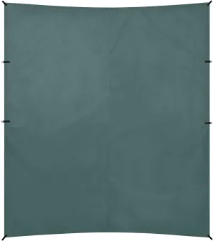 Dark Slate Gray Green Foldable Beach Canopy UPF50  Easy Setup Large Sun Shade with Sandbags and Shovel for Family Trips, Picnics & Camping