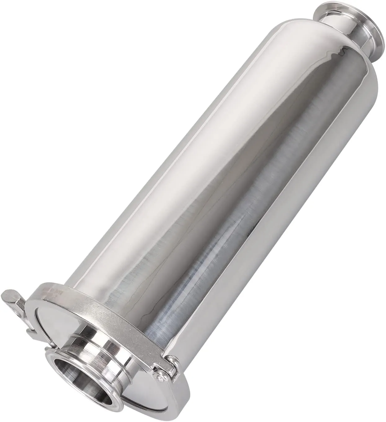 DERNORD 2 Inch Tri-Clamp Filter - SS304 Sanitary Fittings Inline Straight Strainer with 60 Mesh Stainless Screen