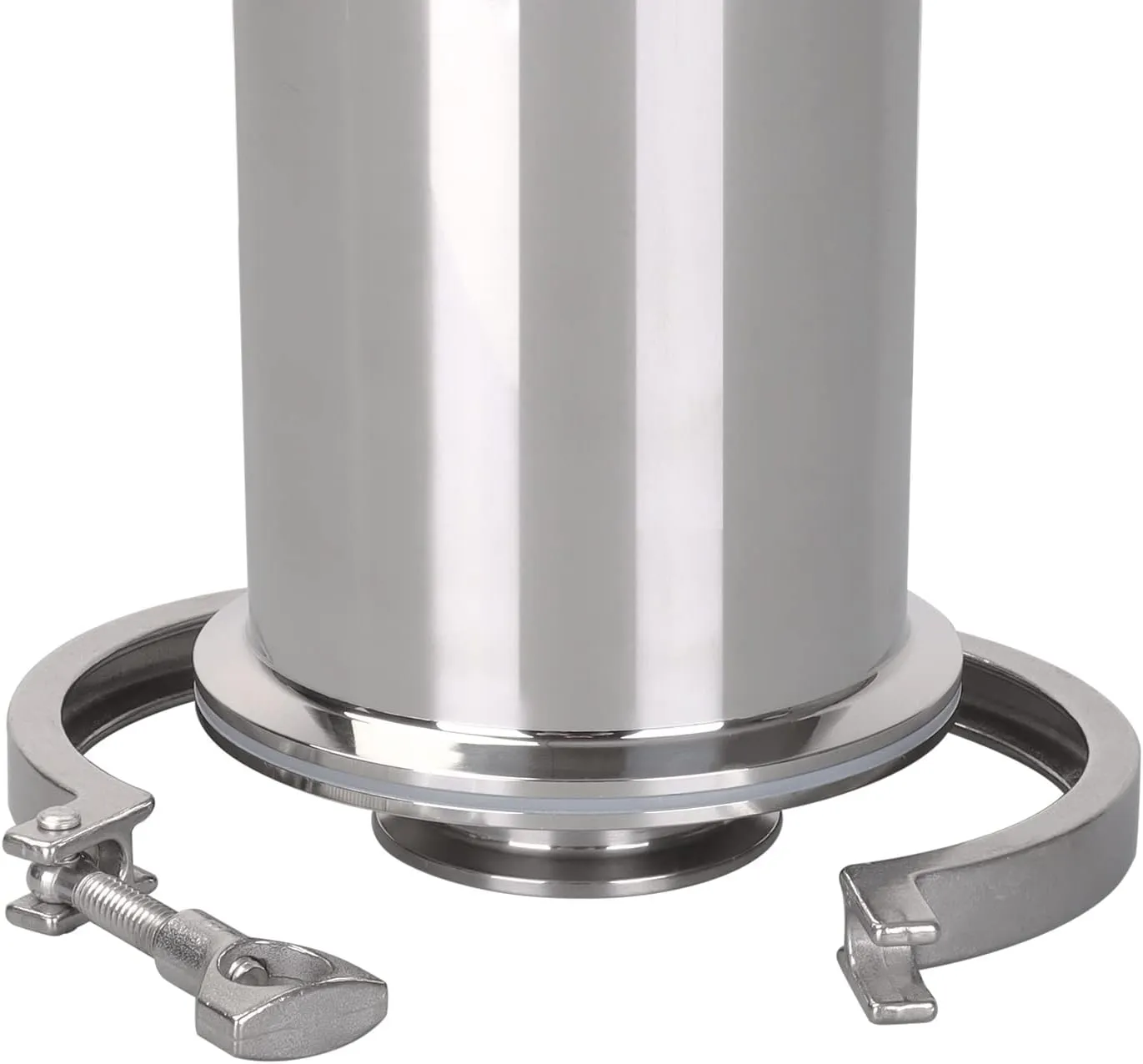DERNORD 2 Inch Tri-Clamp Filter - SS304 Sanitary Fittings Inline Straight Strainer with 60 Mesh Stainless Screen