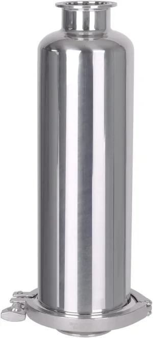 DERNORD 2 Inch Tri-Clamp Filter - SS304 Sanitary Fittings Inline Straight Strainer with 60 Mesh Stainless Screen